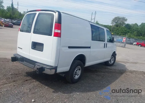 2021 Chevrolet Express Cargo Rwd 2500 Regular Wheelbase Wt from USA, damaged, VIN 1GCWGAF72M1208980